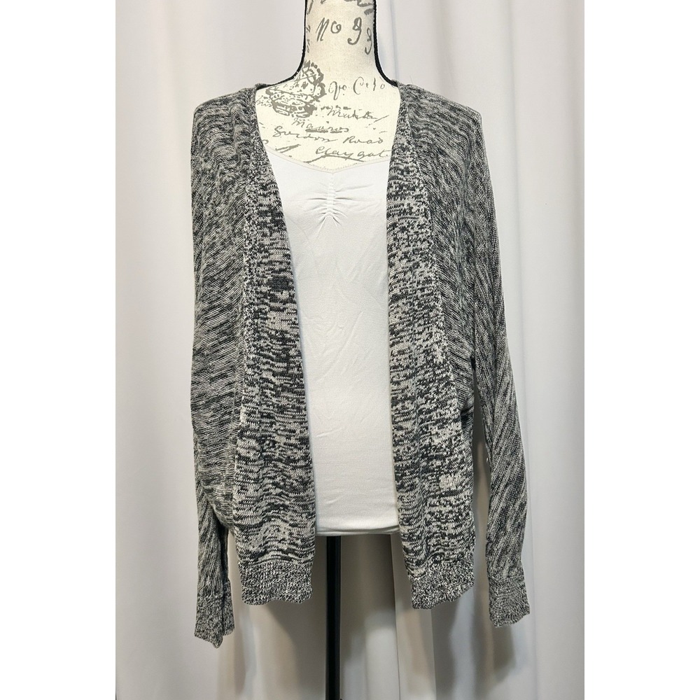 Eileen Fisher Sweater Cardigan Organic Linen Twist Mix Front